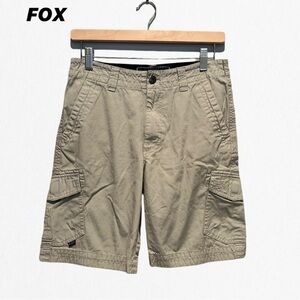 FOX Men’s Racing Slambozo Classic-Cargo Shorts 22” Gun Metal Size 28